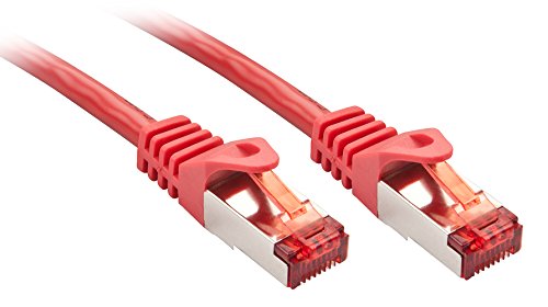 LINDY 47360 0.3m Cat.6 S/FTP Netzwerkkabel, rot von LINDY