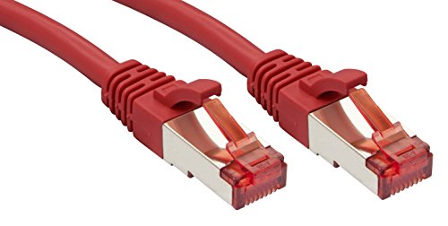 LINDY 47738 10m Cat.6 S/FTP Netzwerkkabel, rot von LINDY
