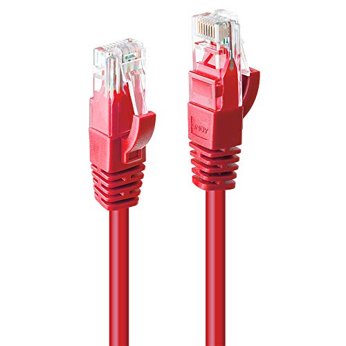 LINDY 48034 3m Cat.6 U/UTP Netzwerkkabel, rot LINDY 48034 3m Cat.6 U/UTP Netzwerkkabel, rot von LINDY