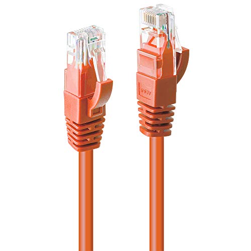 LINDY 48105 0.3m Cat.6 U/UTP Netzwerkkabel, orange von LINDY