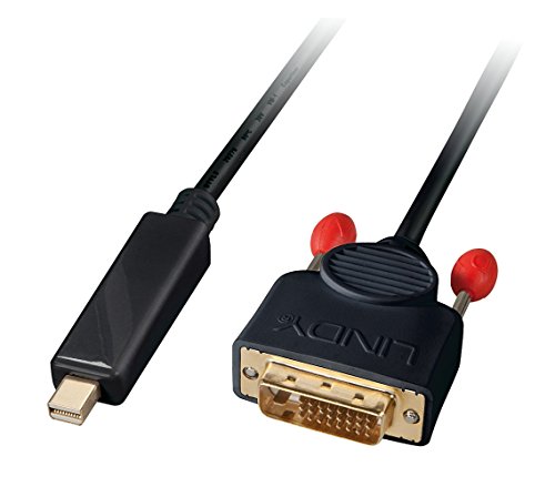LINDY 5 m Mini DisplayPort Stecker auf DVI-D Stecker Kabel, schwarz von LINDY