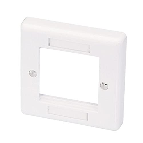 LINDY 60541 Wanddose 86x86mm UK für 2 Snap-In-Module und AV-Extender von LINDY