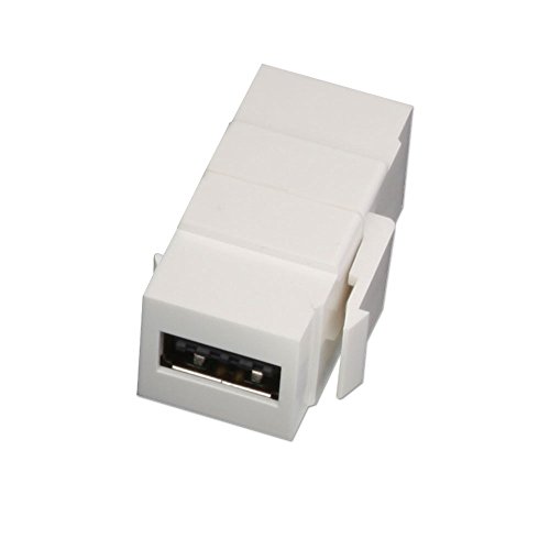 LINDY 60583 USB A Doppelkupplungs-Keystonefür Wanddosen Reversible von LINDY