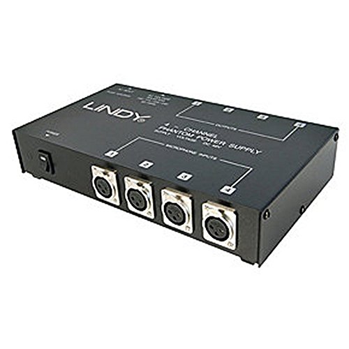 LINDY 6124 Stromversorgung für Mikrofone, 48 V, 4 Anschlüsse LINDY 6124 Stromversorgung für Mikrofone, 48 V, 4 Anschlüsse von LINDY