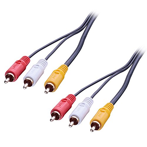 LINDY 7,5 m 3 x Cinch männlich zu 3 x Cinch männlich Premium AV-Kabel LINDY 7,5 m 3 x Cinch männlich zu 3 x Cinch männlich Premium AV-Kabel von LINDY