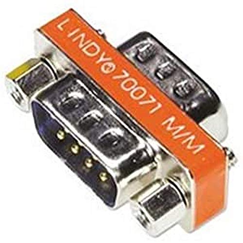 LINDY 70071 Mini-Adapter 9 pol. Sub-D-Stecker an 9 pol. Sub-D-Stecker von LINDY