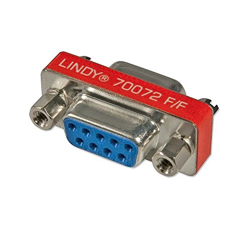 LINDY 70072 Mini-Adapter 9 pol. Sub-D-Kupplung an 9 pol. Sub-D-Kupplung von LINDY