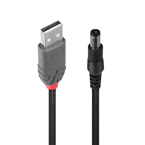 LINDY 70267 Adapterkabel USB A 5,5/2,5mm DC-Hohlstecker, usb 2.0 typ a stecker von LINDY