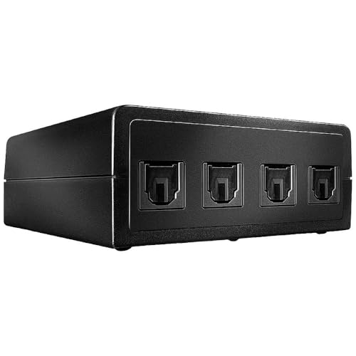 LINDY 70437 Automatischer optischer 4 Port Audio Switch von LINDY