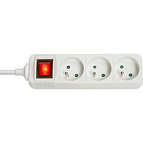 LINDY 73124 3-Fach Schuko Steckdosenleiste für Frankreich mit Schalter, Weiß LINDY 73124 3-Fach Schuko Steckdosenleiste für Frankreich mit Schalter, Weiß von LINDY