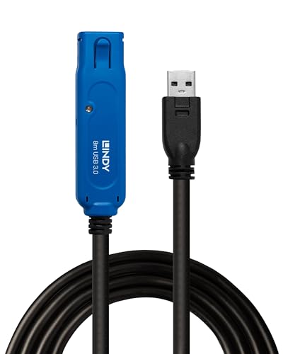 LINDY Active Pro Verlängerungskabel USB 3.0 (8 m) Blau von LINDY