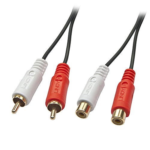 LINDY Audiokabel Stereo 2X RCA Male an 2X RCA Female, 10m, vergoldet LINDY Audiokabel Stereo 2X RCA Male an 2X RCA Female, 10m, vergoldet von LINDY