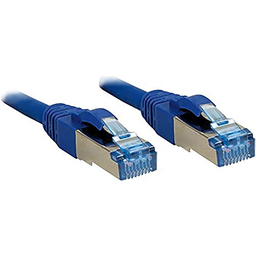 LINDY Cat.6A S/FTP PIMF LSOH, blau, 5m Patchkabel von LINDY