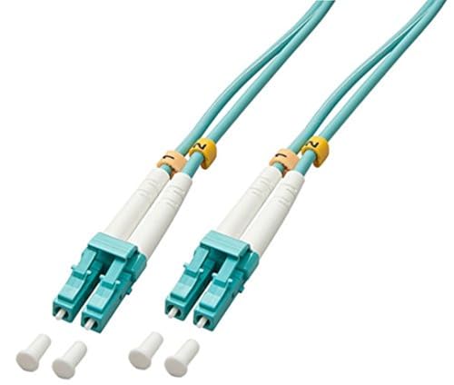 LINDY LWL-Duplexkabel LC/OM3 40m 50/125µm Multimode, blau von LINDY