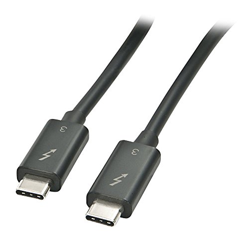 LINDY Thunderbolt™-Kabel Thunderbolt™ 3 USB-C® Stecker, USB-C® Stecker 1.00m Schwarz 41556 von LINDY
