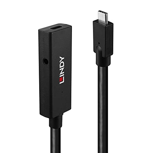 LINDY USB-C Kabel USB 3.2 Gen2 (USB 3.1 Gen2) USB-C® Stecker, USB-C® Buchse 5m Schwarz 43364 von LINDY