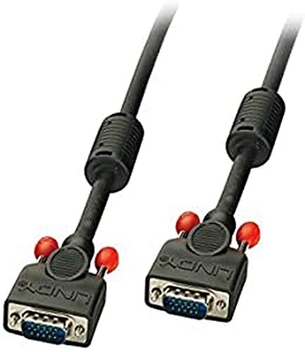 LINDY 36373 - VGA Monitorkabel DDC 15 polig HD Stecker/Stecker schwarz - 2m von LINDY
