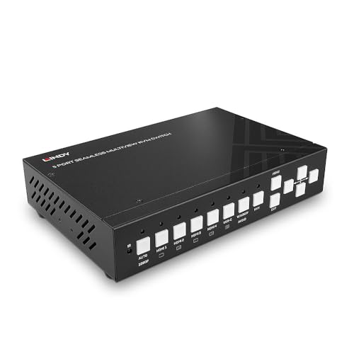 LINDY 32330 5 Port KVM Switch Seamless Multiview von LINDY