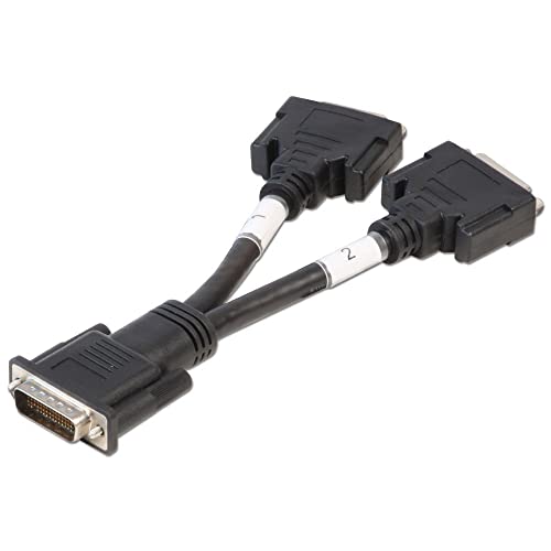Lindy 41009 Adapterkabel schwarz, dms59 (lfh) auf 2X dvi-i von LINDY