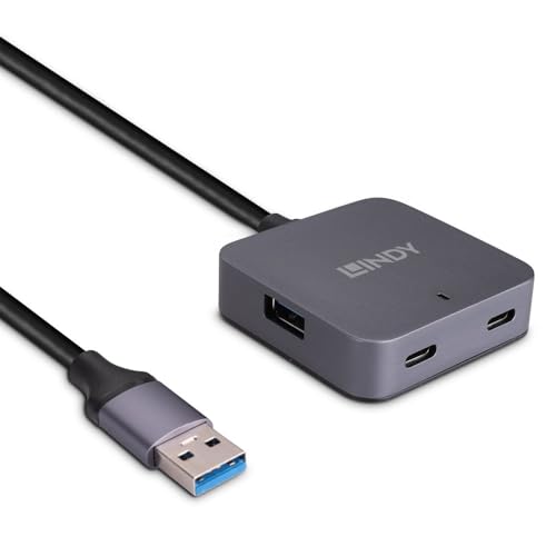 Lindy 43388 5 m 4 Port USB 3.0 Hub Lindy 43388 5 m 4 Port USB 3.0 Hub von LINDY
