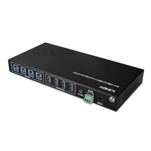 Lindy 43406 Matrix-Switch USB 3.2 Gen 1 4x4 Lindy 43406 Matrix-Switch USB 3.2 Gen 1 4x4 von LINDY