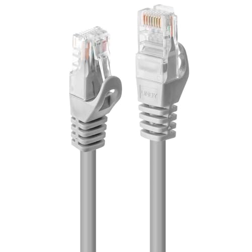 Lindy 48403 Netzwerkkabel Grau 2 m Cat5e U / UTP (UTP), 3 Stück von LINDY