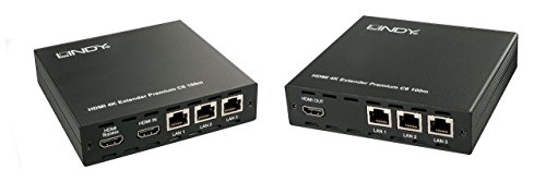 Lindy C6 HDMI Extender Premium mit HDBaseT Technologie, 100 m von LINDY
