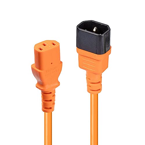 Lindy IEC 0,5 m Verlängerungskabel P1 orange Orange 0,5 m von LINDY