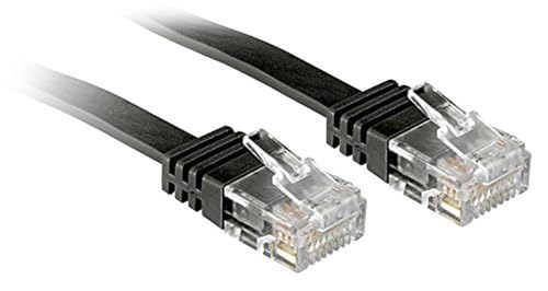 Lindy Patchkabel Cat6 Flachband ungeschirmt schwarz 1.00m Lindy Patchkabel Cat6 Flachband ungeschirmt schwarz 1.00m von LINDY