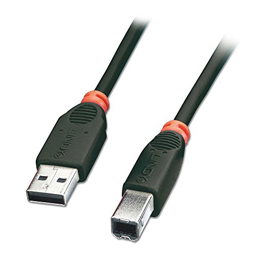 Lindy USB 2.0 Kabel A/B schwarz 3m - Kabel - Digital/Daten, 41744 von LINDY