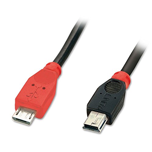 Lindy USB 2.0 Kabel Micro-B / Mini-B OTG M/M 1m von LINDY