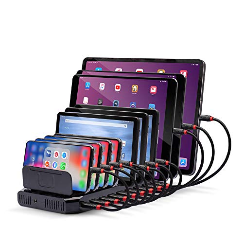 USB-Ladestation für 10 Tablets & Smartphones von LINDY