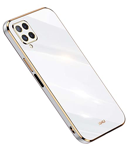 LINER Hülle für Samsung Galaxy A22 4G / Samsung Galaxy M22, Galvanik Phnom Penh Design Ultra Dünn Glänzend Weich Silikon TPU Stoßfest Handyhülle Cover Flexibel Handytasche Schutzhülle, Weiß LINER Hülle für Samsung Galaxy A22 4G / Samsung Galaxy M22, Galvanik Phnom Penh Design Ultra Dünn Glänzend Weich Silikon TPU Stoßfest Handyhülle Cover Flexibel Handytasche Schutzhülle, Weiß von LINER