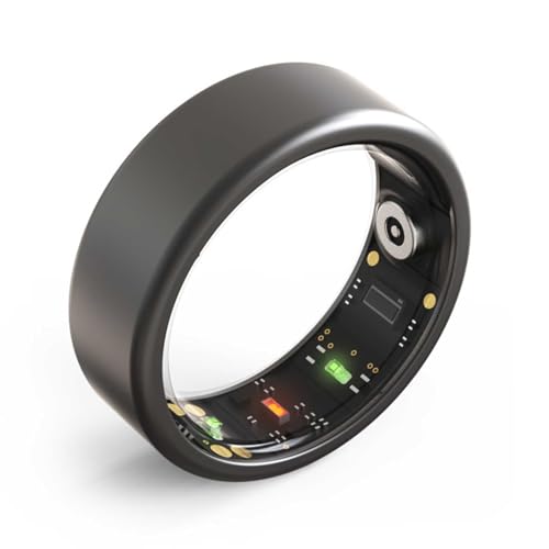 LINGHGD Fitness Smart Ring, Smart Ring Health Tracker für Frauen & Männer IP68 wasserdicht mit Schlafüberwachung, Schrittzähler von LINGHGD