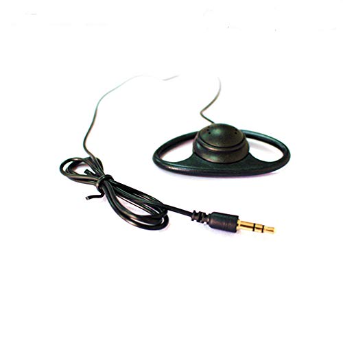 LINHUIPAD 50 Stück Bulk Kopfhörer,einseitige Kopfhörer mit 3,5 mm Stecker,Mono kopfhörer Hook Bud Ohrhörer Simultanübersetzung Kopfhörer von LINHUIPAD