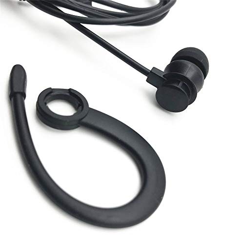 LINHUIPAD Einseitige Ohrhörer, Stereo-zu-Mono-In-Ear-Kopfhörer, Ohrbügel, Ohrhörer für iPhone, Android, Smartphones, MP3-Player von LINHUIPAD