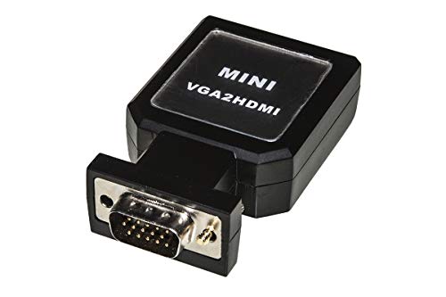 LINK Adapter PC VGA + Audio 3,5 mm Stereo zu TV oder HDMI Video von LINK