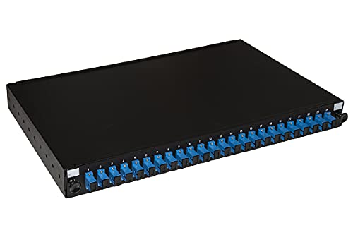 LINK LK24FOSCSS Glasfaserplatte 19 Zoll mit 24 Adaptern SC SIMPLEX SINGLEMODE Tiefe 250 mm Farbe schwarz LINK LK24FOSCSS Glasfaserplatte 19 Zoll mit 24 Adaptern SC SIMPLEX SINGLEMODE Tiefe 250 mm Farbe schwarz von LINK