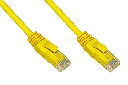 LINK LK6AU100Y Netzwerkkabel Kategorie 6A ungeschirmt UTP AWG24 Farbe Gelb HALOGENFREE MT 10 von LINK