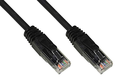 LINK LK6AU150BL Netzwerkkabel Kategorie 6A ungeschirmt UTP AWG24 Farbe Schwarz HALOGENFREE MT 15 von LINK