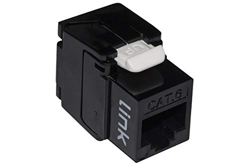 LINK LK6UTB Netzstecker Keystone Jack Rj45 Kategorie 6 Utp Tooless Farbe Schwarz 180° vergoldete Kontakte 50 Mikron LINK LK6UTB Netzstecker Keystone Jack Rj45 Kategorie 6 Utp Tooless Farbe Schwarz 180° vergoldete Kontakte 50 Mikron von LINK