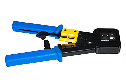 LINK LKCRIMP2 Zange für Anschlüsse 6-8 polig mit Kabeldurchführung vorne von LINK