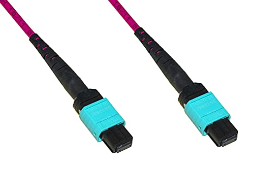 LINK LKMPO10B Glasfaser-Kabel, weiblich/weiblich, 12 Om4-Fasern, Methode B 10 m von LINK