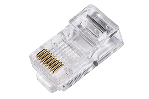 LINK LKPL85U10 8 Pin Cat 5E Utp ungeschirmte Stecker für flexibles Kabel, 10 Stück von LINK