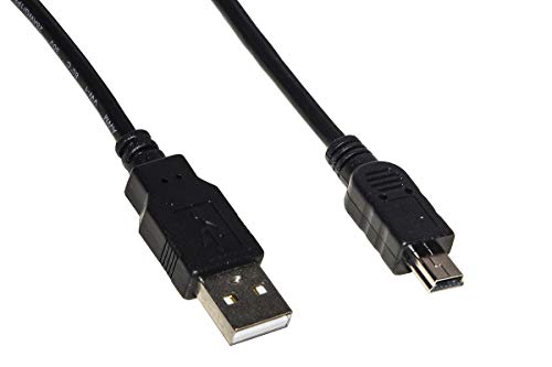 LINK USB 2.0 Mini B Kabel 5-polig zum Aufladen oder Datenübertragung in Kupfer 1,8 m von LINK