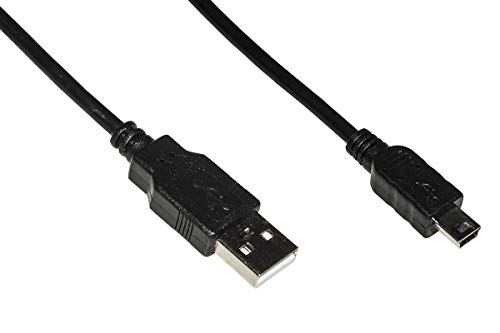 LINK USB 2.0 Mini B Kabel 5-polig zum Aufladen oder Datenübertragung in Kupfer 1 m von LINK
