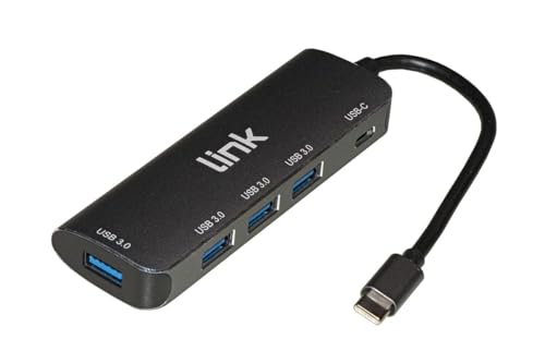 LINK USB-C Hub 4 Anschlüsse USB + USB-C F von LINK