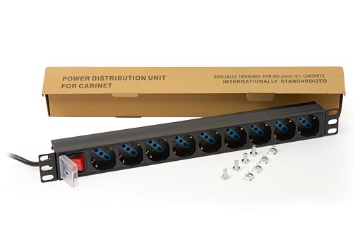 LINK lk10053 Mehrfachsteckdose-Rack 19 9 italienische Universal-Steckdosen mit Schalter Stecker 16 A LINK lk10053 Mehrfachsteckdose-Rack 19 9 italienische Universal-Steckdosen mit Schalter Stecker 16 A von LINK