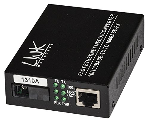 LINK lkmcwd Paar Media Converter 10/100Base-T zu 100Base-FX Singlemode WDM 1 Faser bidirektionale 1310/1550nm von LINK