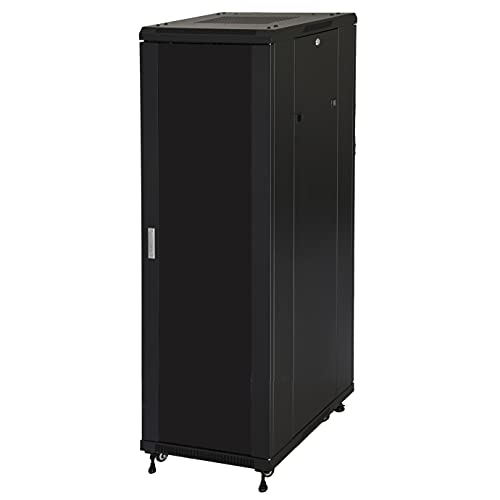Link Accessori LK1942U68N Rack autonom, 42 U 800 kg, Schwarz – Regale (800 kg, freistehend, 42U, Schwarz, 48,3 cm (19 Zoll), geöffnet) von LINK